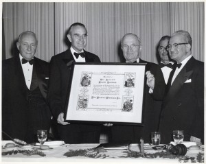 Silver Charles H with Truman and Harriman