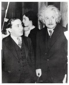 Held IW with Albert Einstein